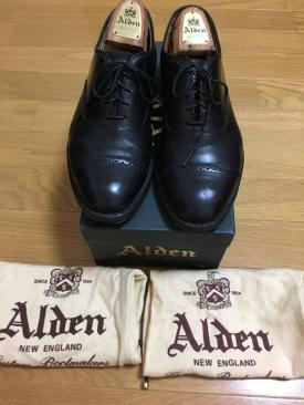 得価，定番 Alden カーフ 7 1/2 D 901ラスト 純正シューツリー 箱 袋付き(7.5インチ)｜売買されたオークション情報、yahooの商品情報をアーカイブ公開 - オークファン 靴