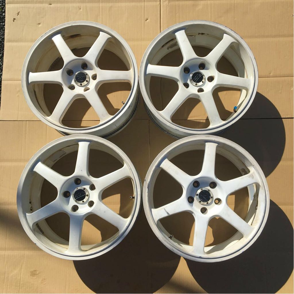YOKOHAMA AVS MODEL6 モデル6 18インチ 7.5J +45 PCD114.3 5H 4本(社外 