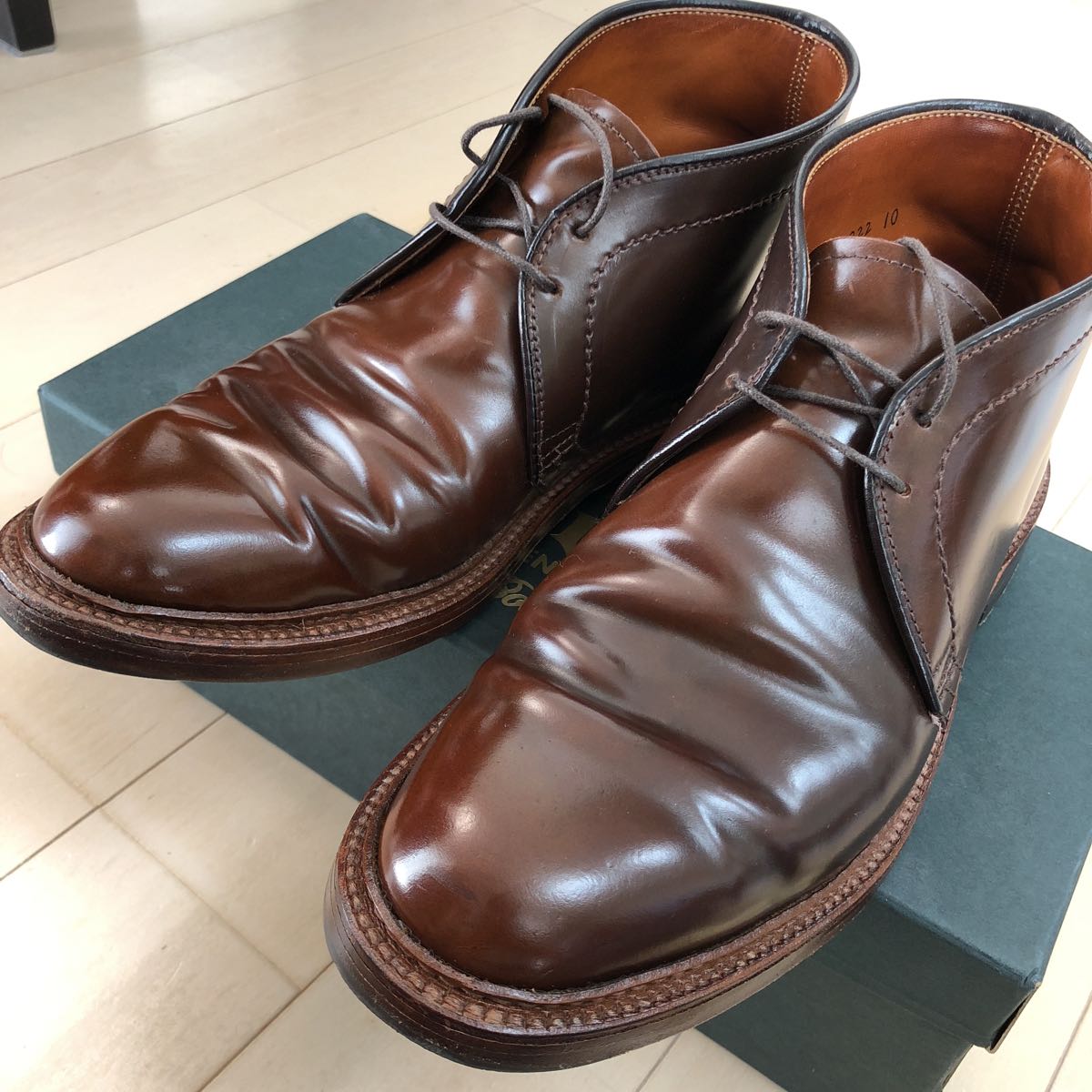 レアカラー☆美中古1円～】ALDEN＃13132オールデン☆シガーコードバン 