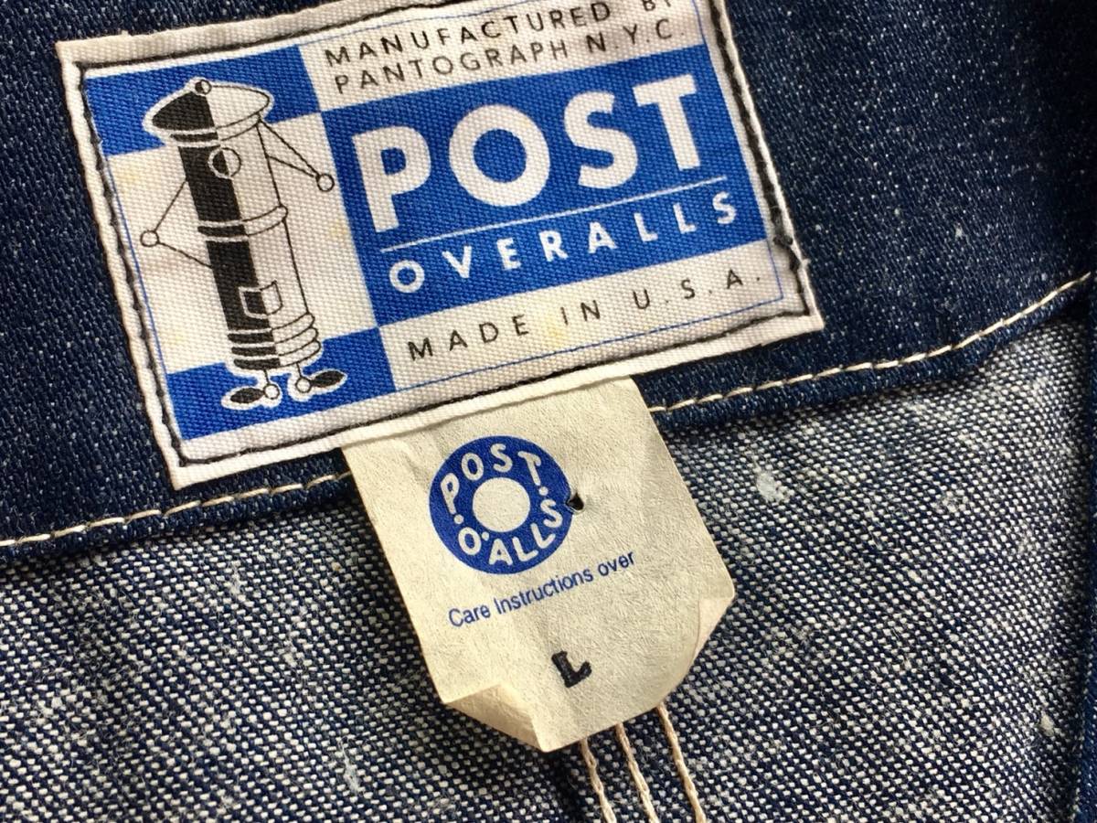 希少 《 1990年代 /初期/ デッドストック 》 90s 【 POST OVERALLS