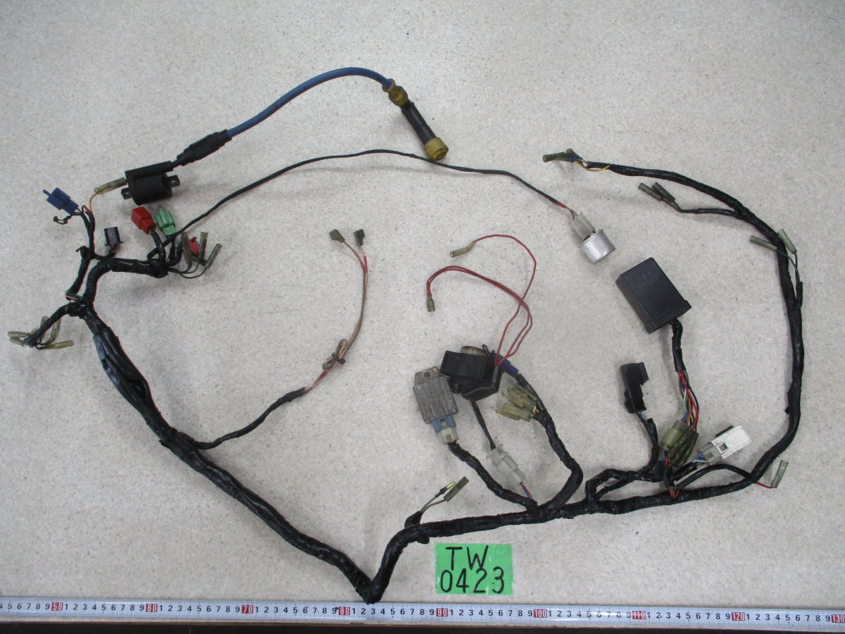 大人気，豊富な 423 TW TW200 TW225 メインハーネス 火花散る事確認済 電装セット 梱包100サイズ(ヤマハ用)｜売買されたオークション情報、yahooの商品情報をアーカイブ公開 - オークファン ヤマハ用
