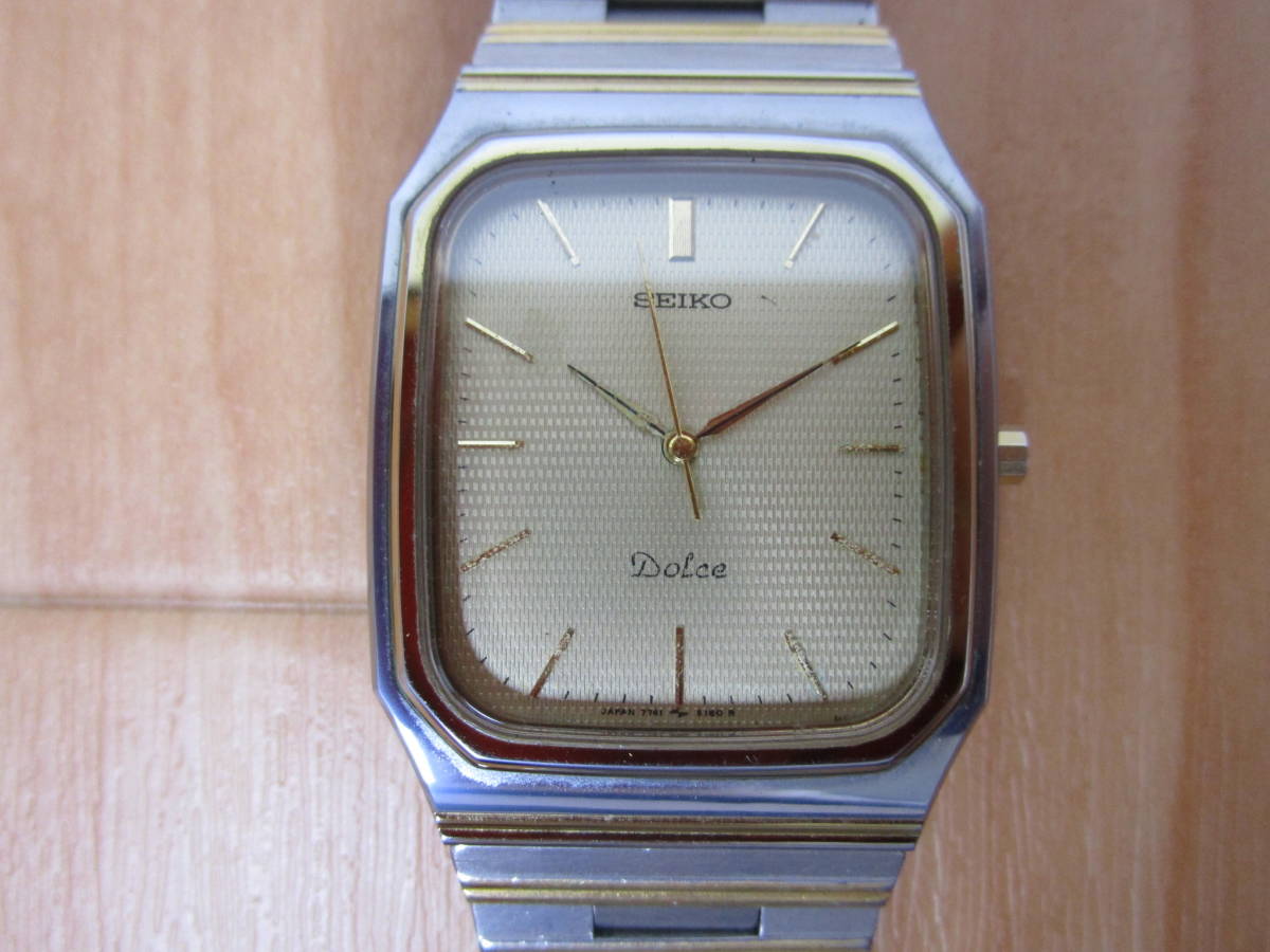 SEIKO / セイコー / DoLce / ドルチェ / 7741-5130 / TUNGSTEN CARBIDE 