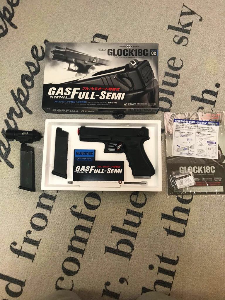 爆買い，新品 東京マルイGLOCK18C /SUREFIREX300ガスガン/CYER/LBT(ガスガン)｜売買されたオークション情報、yahooの商品情報をアーカイブ公開 - オークファン ガスガン