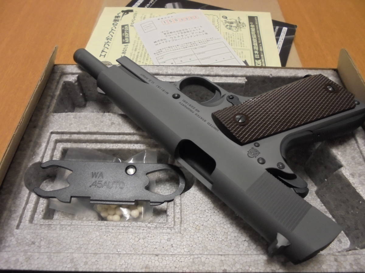 WA マグナブローバック コルト・ガバメント M1911A1 メタル