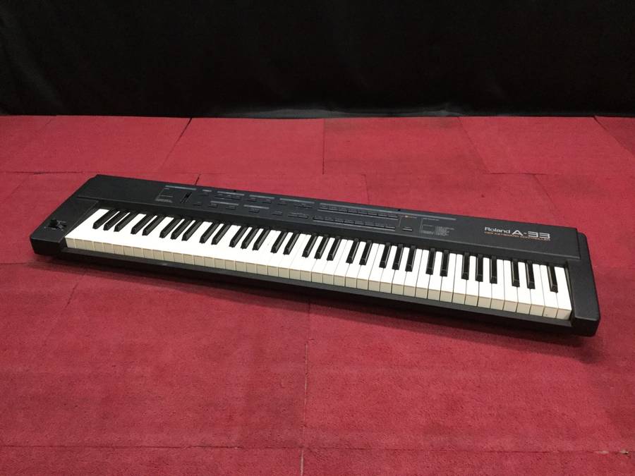 【美品】Roland A-33 MIDIキーボード 本体のみ 通電OK Roland A-33 MIDIキーボード☆現状品 鍵盤楽器 キーボード