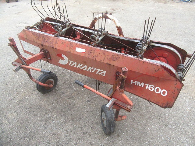 集草機 農機具□トラクター用集草機□タカキタ□HM1600□回転