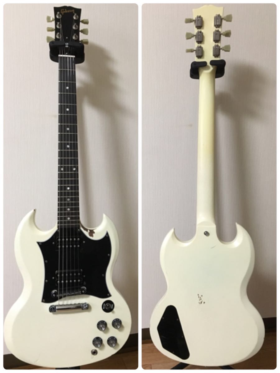 1円スタート Gibson SG Special - Faded Worn White ホワイト エボニー  