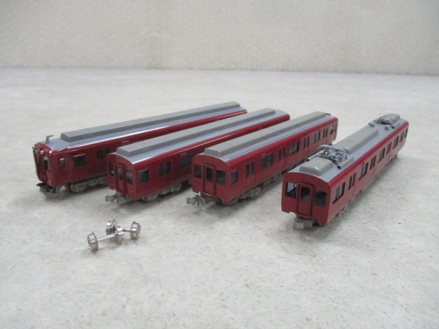 走行のみ確認/箱無し エンドウ Nゲージ 近鉄 8800系 旧塗装 4両 / 鉄道