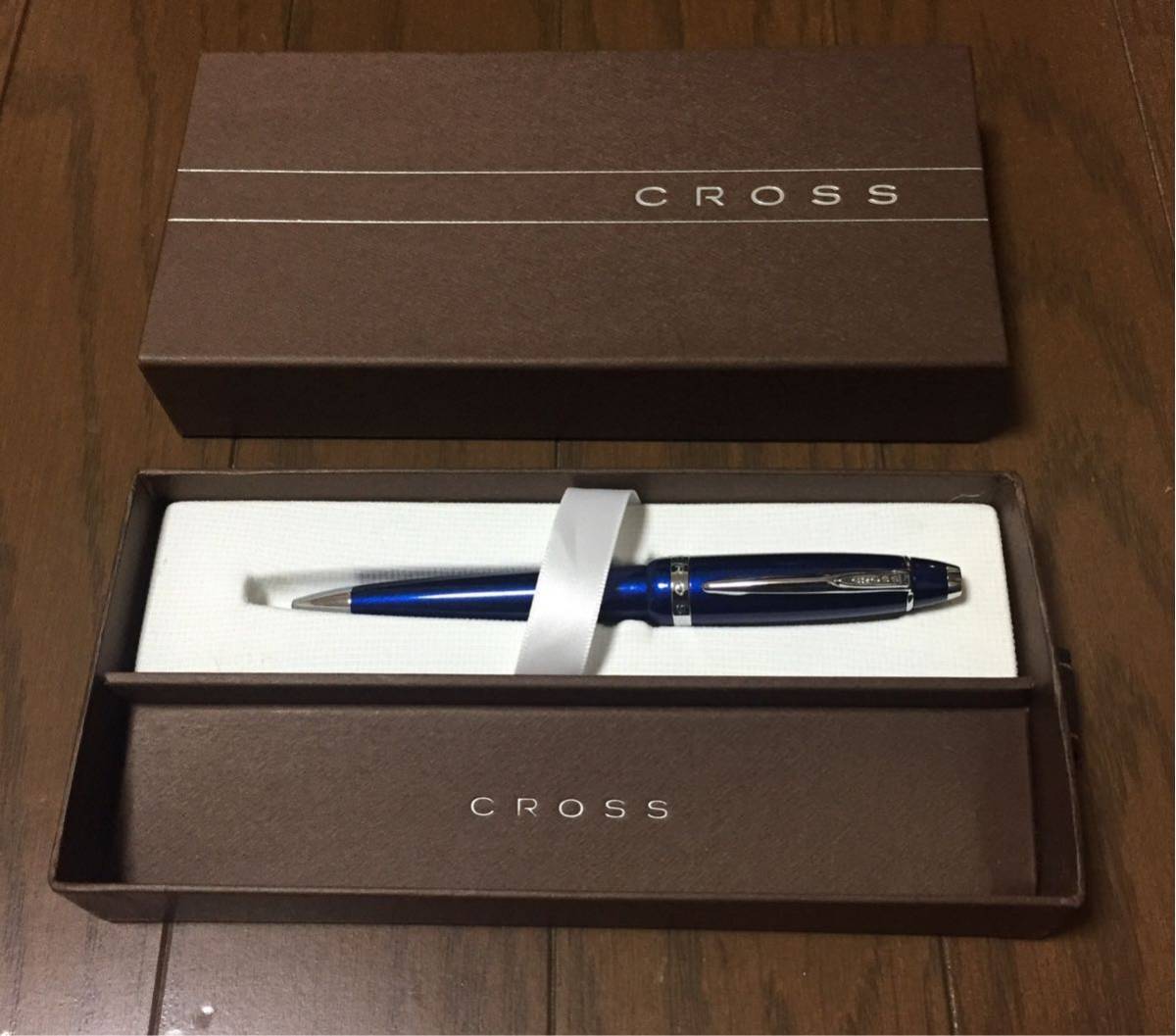 CROSS ボールペン新品未使用 新品未使用】CROSS クロス ボールペン 紺色 新未使用CROSSクロス