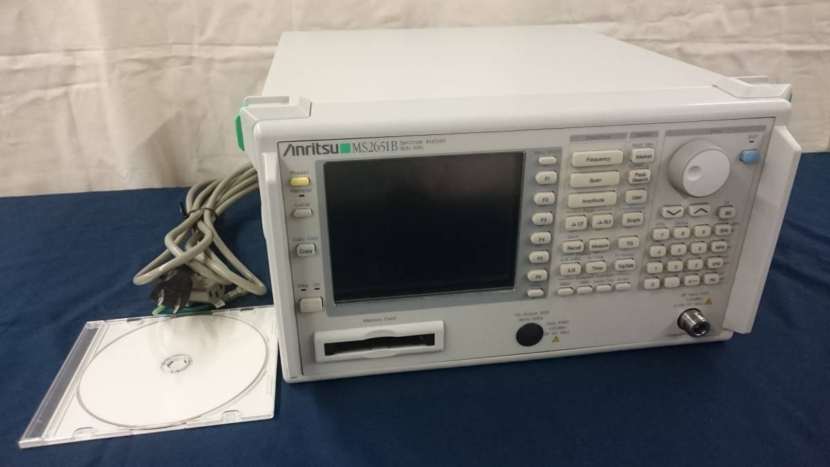 ☆スペクトラムアナライザ《 MS2651B 》 9kHz-3GHz アンリツ【中古品