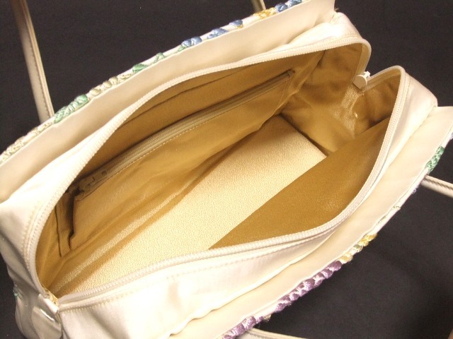 【宝彩館】高級 西陣帯地使用 正絹 利休バッグ 和装 23 利休バッグ 正絹 和装バッグ 結婚式 お茶会 SHOP