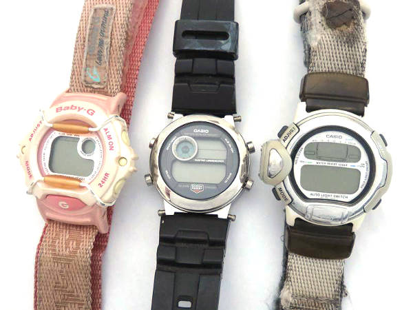 1円 ジャンク品 カシオ G-SHOCK Baby-G ボーイズ腕時計 計4点セット DT834