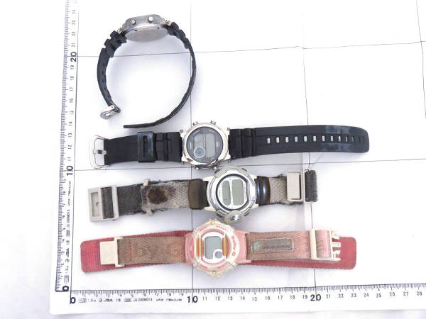 CASIO G-SHOCK BABY-G 腕時計 4点セット まとめ 1円 ジャンク品 カシオ G-SHOCK Baby-G ボーイズ腕時計 計4点セット DT834