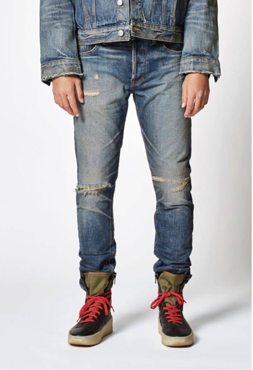 FOG ESSENTIALS - FEAR OF GOD Skinny Taper Jeans 18SS フィアオブ 