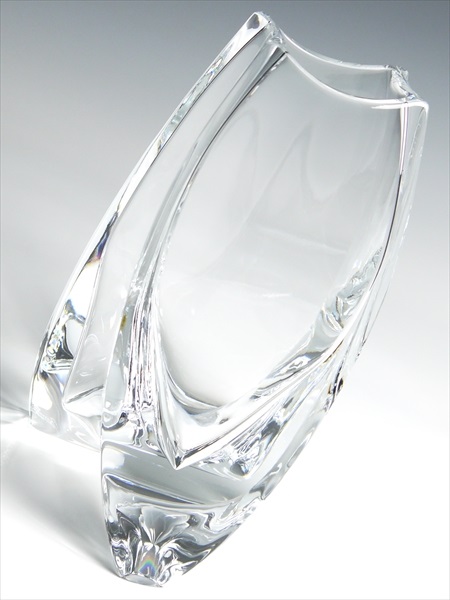N2 Baccarat バカラ クリスタル マサイ ベース 花瓶 バカラ 花瓶
