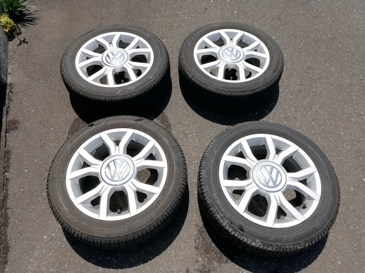 VW アップ 純正 フォルクスワーゲン 4本 up! アルミホイール - 純正15 