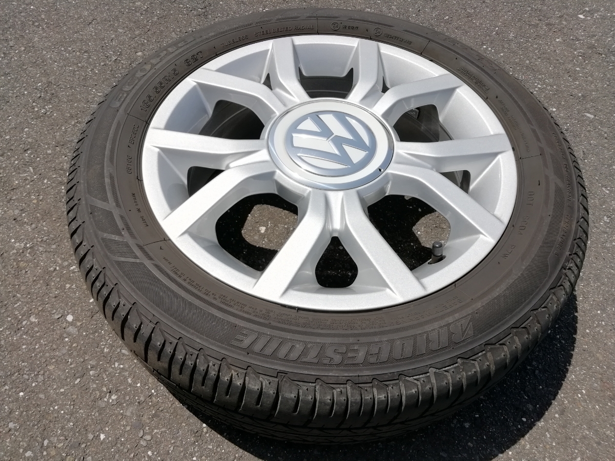 VW アップ 純正 フォルクスワーゲン 4本 up! アルミホイール - 純正15 