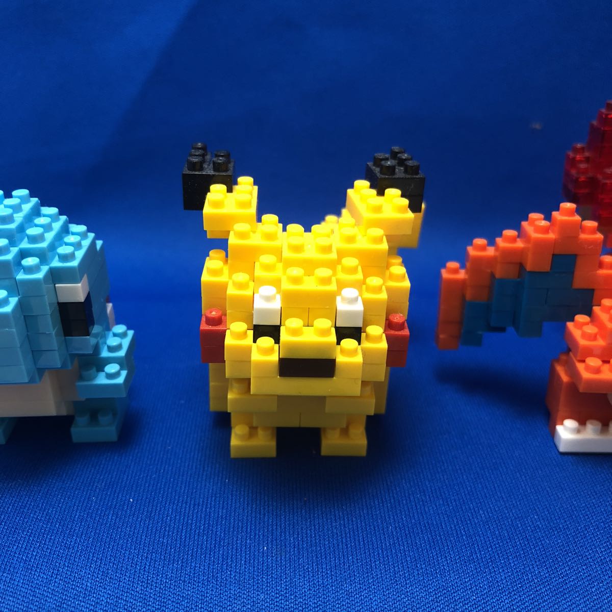 ポケモン ナノブロック ピカチュウ リザードン ゼニガメ まとめて 説明 