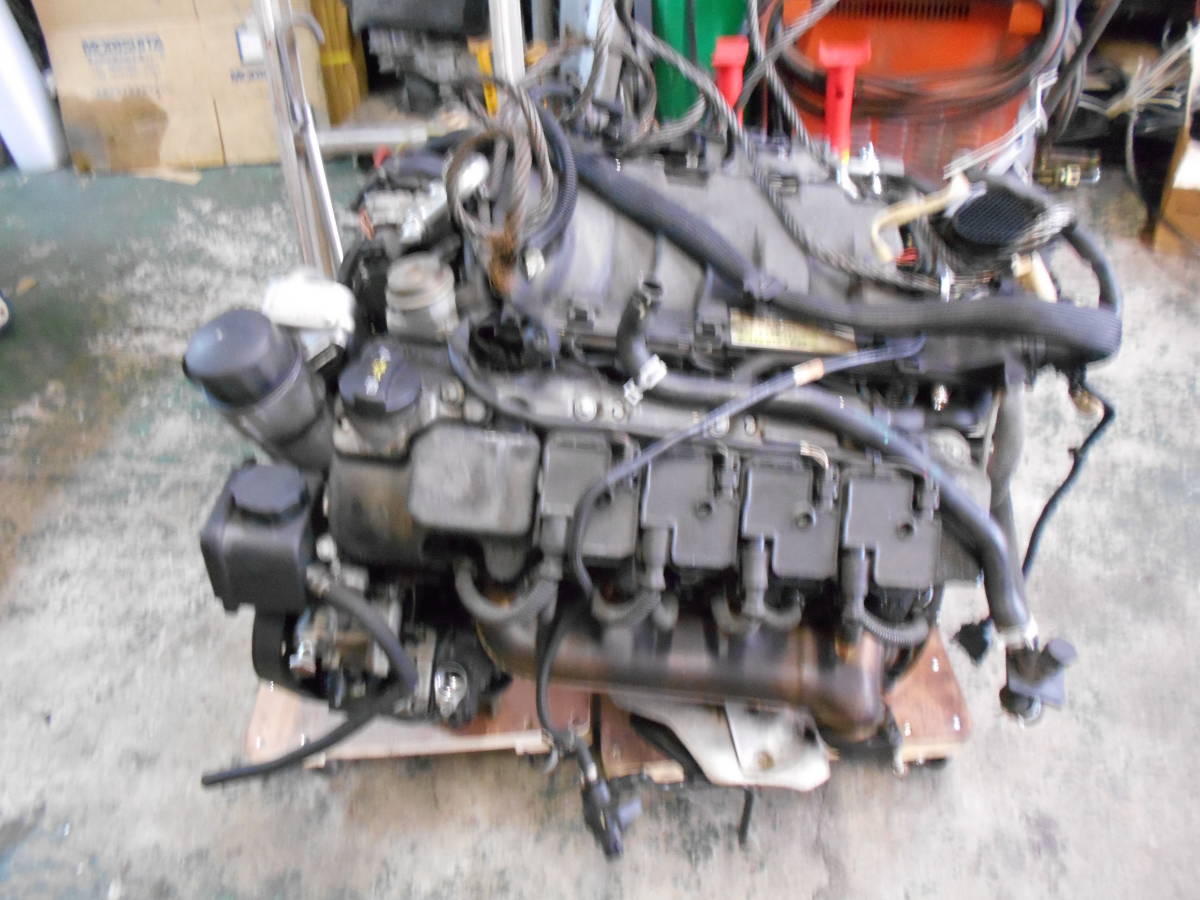 W164 メルセデスベンツ ML500 純正 4WD エンジン 112 小機類付 Assy 動作確認済み