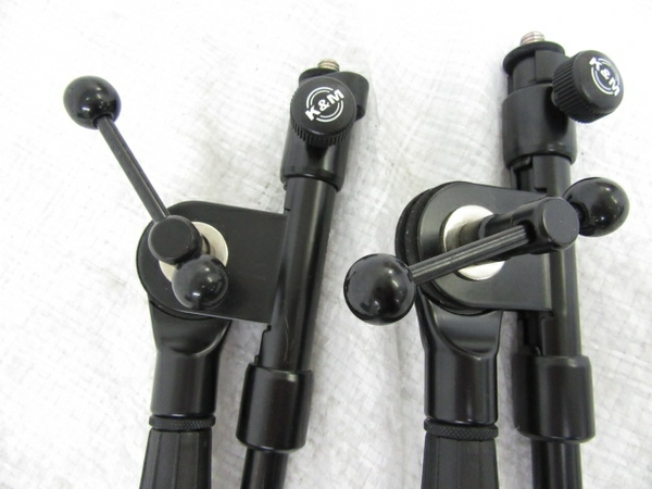 中古 K&M ブーム式マイクスタンド 21020B 4セット N3110194 ホビー