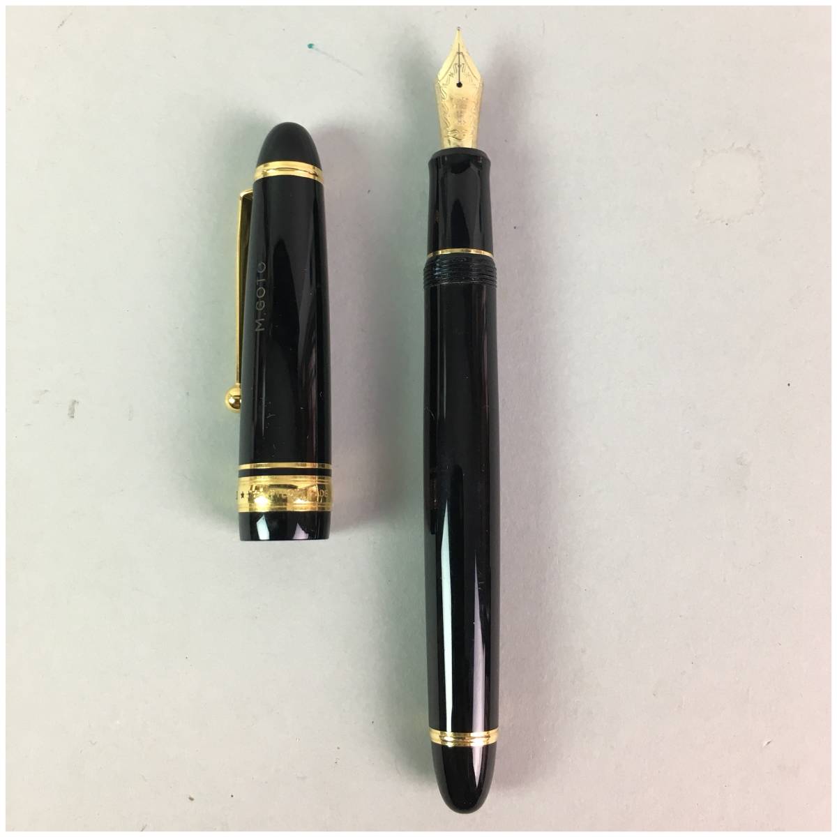 パイロット 万年筆 CUSTOM カスタム 743ペン先 14K 585 ネーム入り