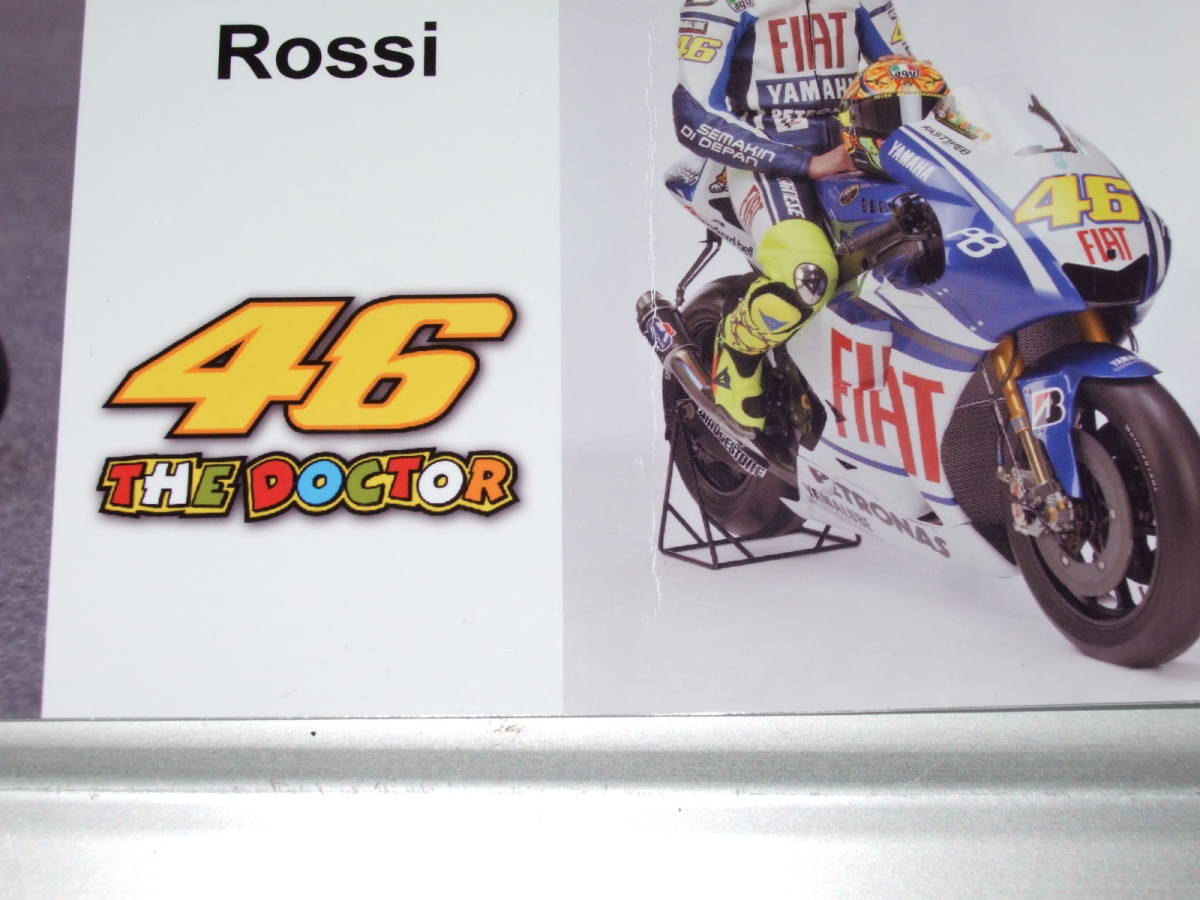 バレンティーノ・ロッシ直筆サイン入りイラスト MotoGP Valentino