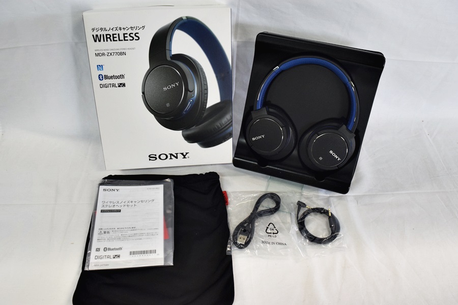 東京)SONY ソニー ワイヤレスヘッドホン MDR-ZXBN ノイズキャンセ