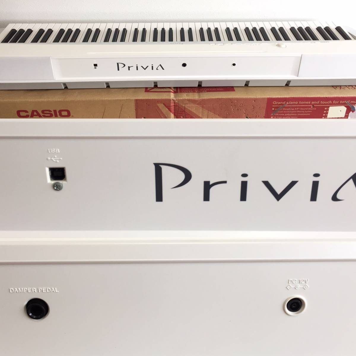 CASIO Privia PX-135WE 電子ピアノ 鍵盤美品 カシオ プリヴィア