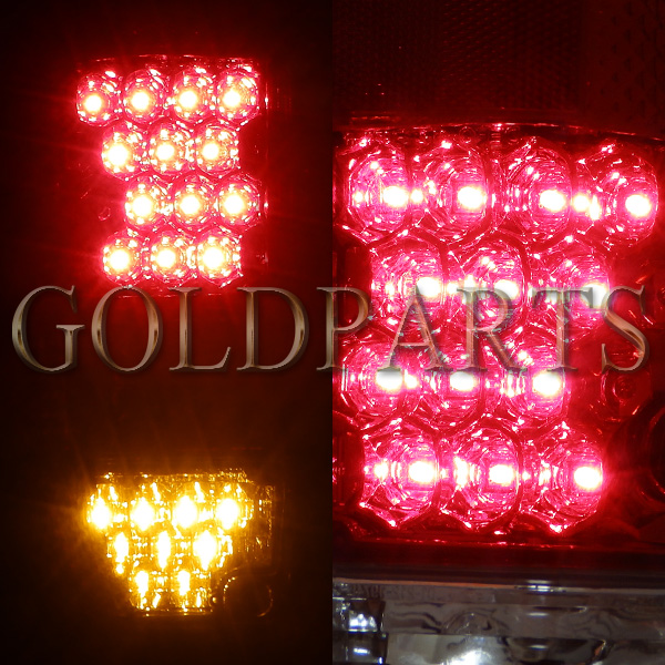 プラド ランクル70 ランドクルーザー ランクル LED 紅白 テール 70系&frasl;78系 PRADO DEPO製復刻モデル GRJ76 クリスタルLEDテール 78プラド テールランプ テールランプの通販 LJ78G