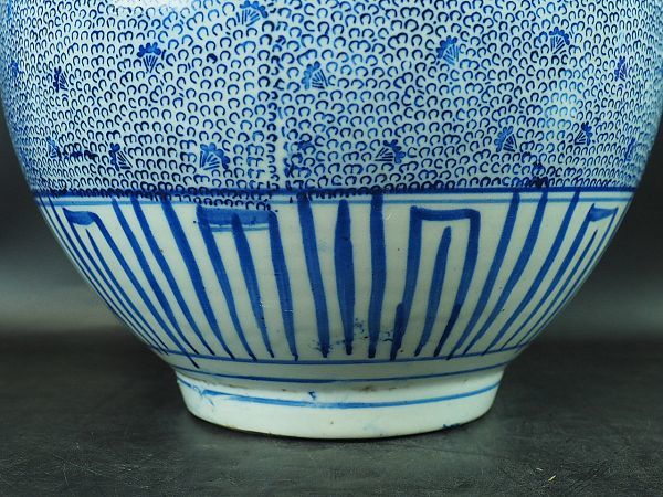 古伊万里 染付徳利 高さ約37.5cm 酒器