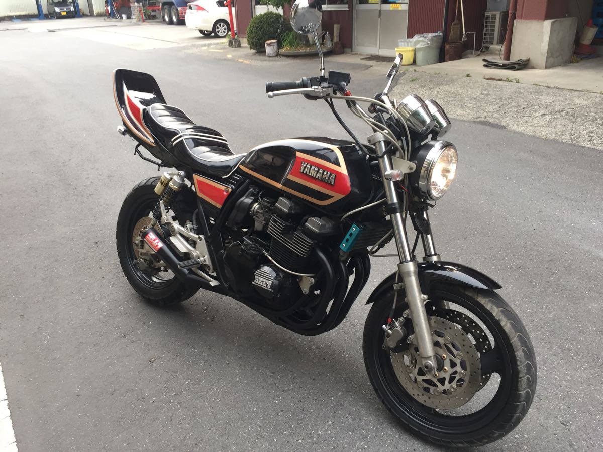 埼玉発 XJR400 書類有り 動画有り RZカラー 1円スタート 部品多数