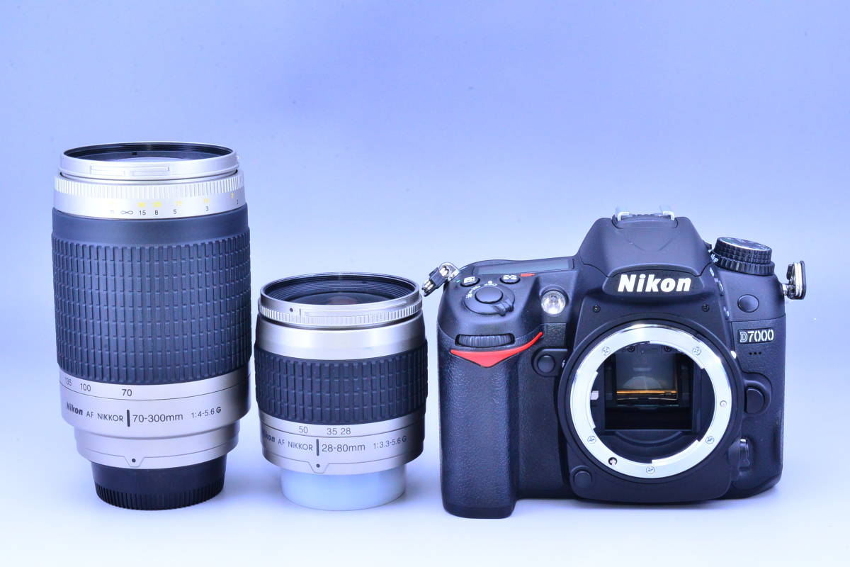 137様専用☆極上品☆ NIKON D7000 純正ダブルレンズキット♪ 保証付 137様専用☆極上品☆ NIKON D7000 純正ダブルレンズキット♪ 保証付