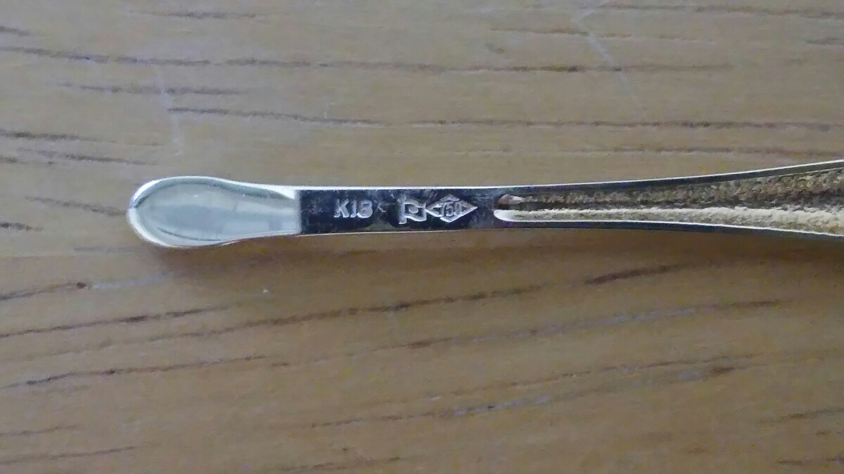 大正製薬 80周年記念 耳かき 約6g K18 750 18金 大正製薬80周年記念 耳かき 18金 大正製薬 80周年記念 耳かき 約6g K18