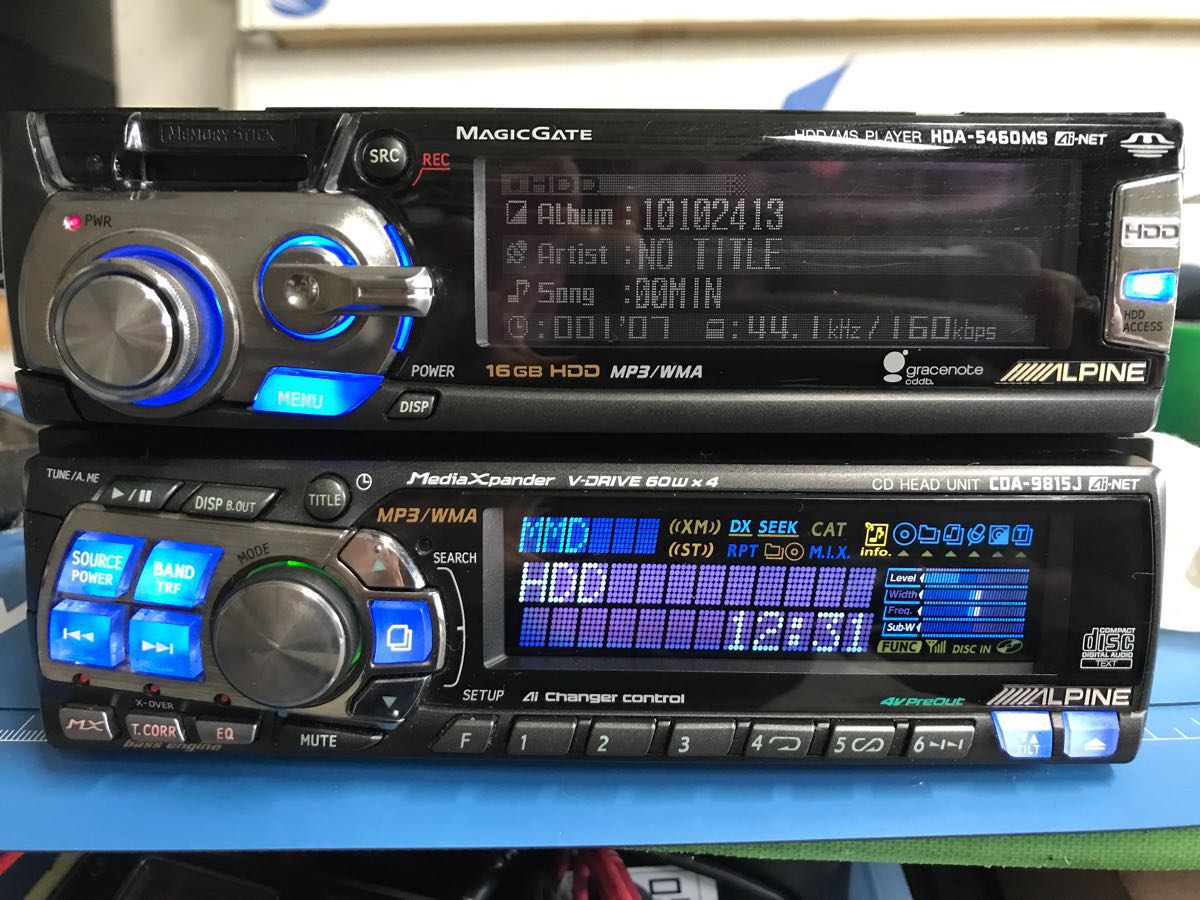 アルパイン HDDユニット HDA-5460MS/CDA-9815J メルカリ Alpine HDA
