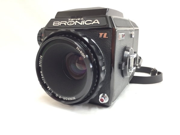 ジャンク ゼンザブロニカ EC-TL 75mm レンズ セット 中判カメラ T3162228