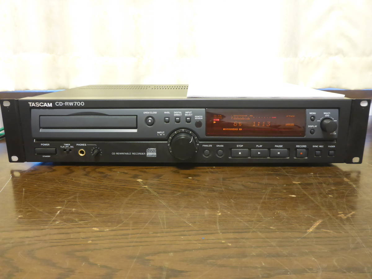 CD-RW700 TASCAM 業務用CDレコーダー TASCAM CD-RW700 業務用CD