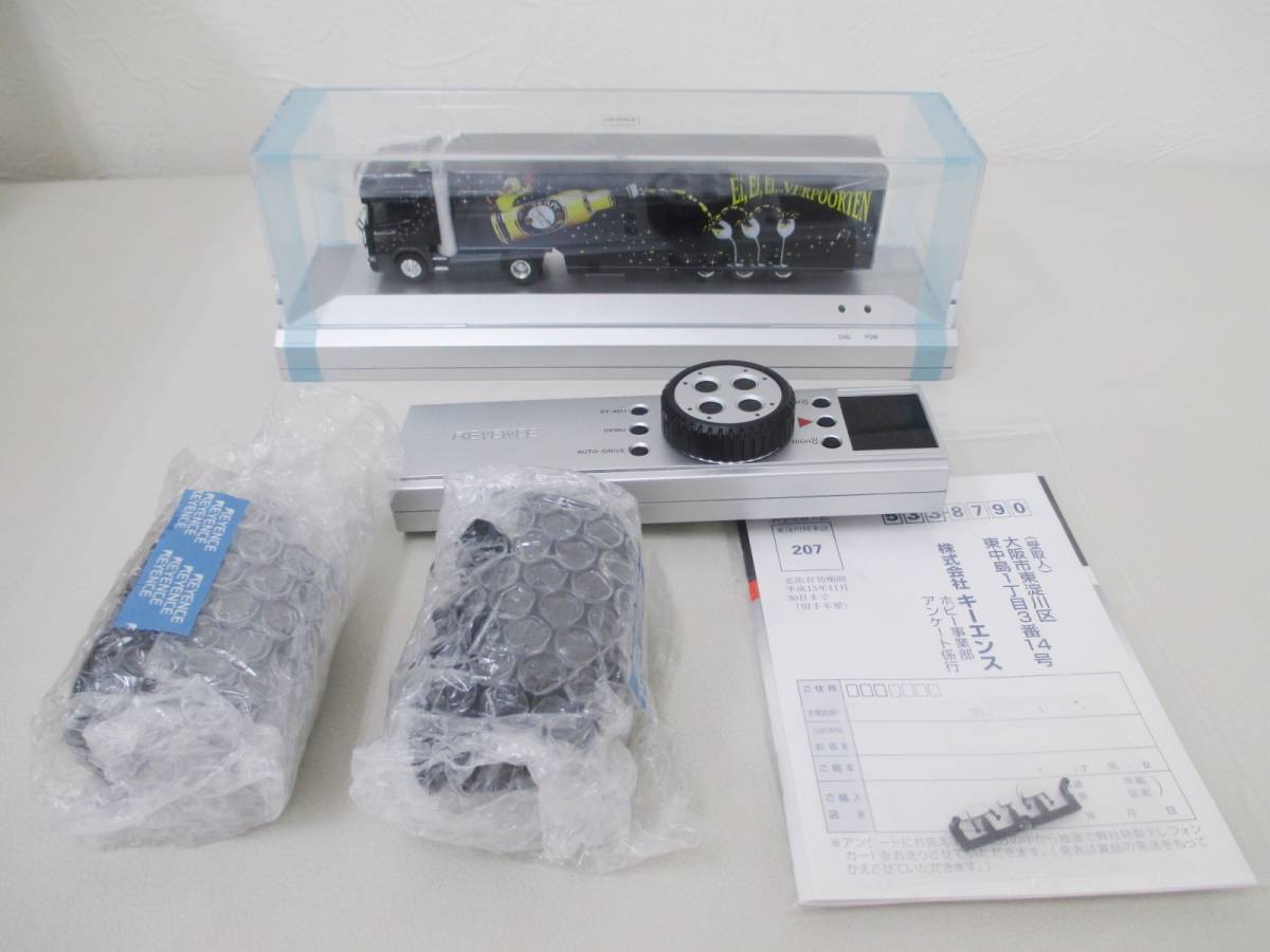 ◇1円～！KEYENCE RCミニトレーラー デスクランナー 2000 1/87 T-775