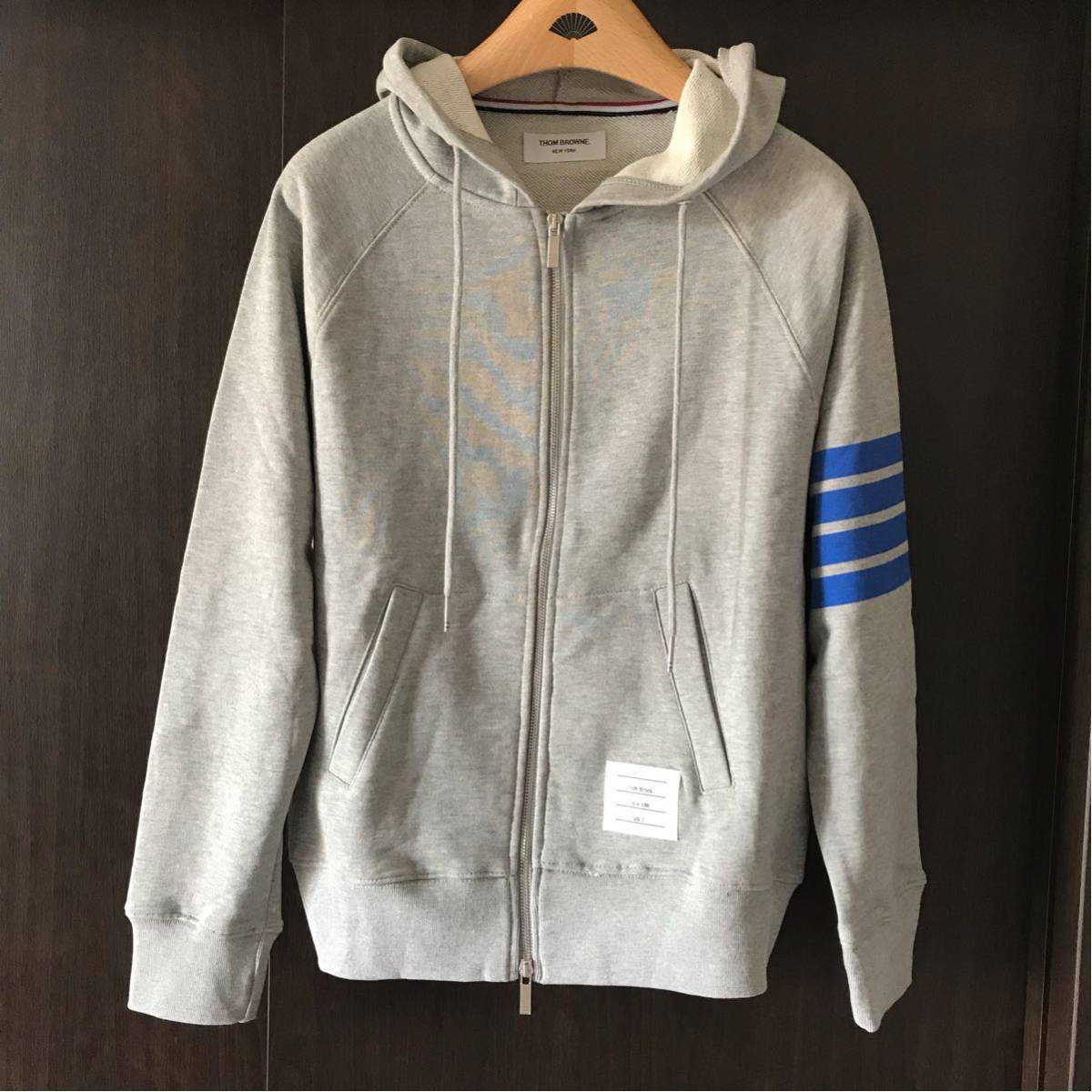 極美品】売り切り THOM BROWNE/トムブラウン フード付きパーカー