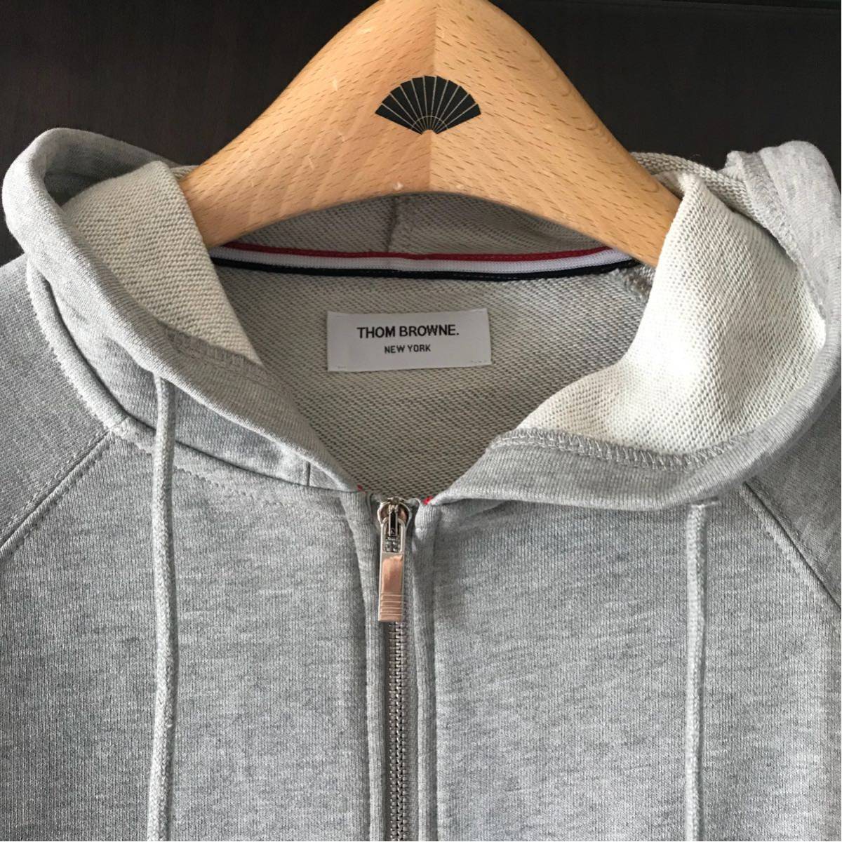 極美品】売り切り THOM BROWNE/トムブラウン フード付きパーカー
