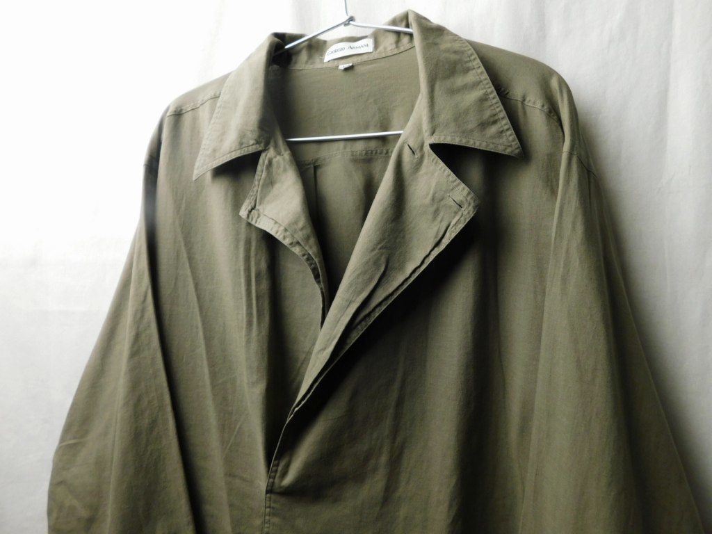 高級 80s-90s ビンテージ ジョルジオアルマーニ ウールジャケット 46 80s90s ビンテージ GIORGIO ARMANI ジョルジオアルマーニ デザイン