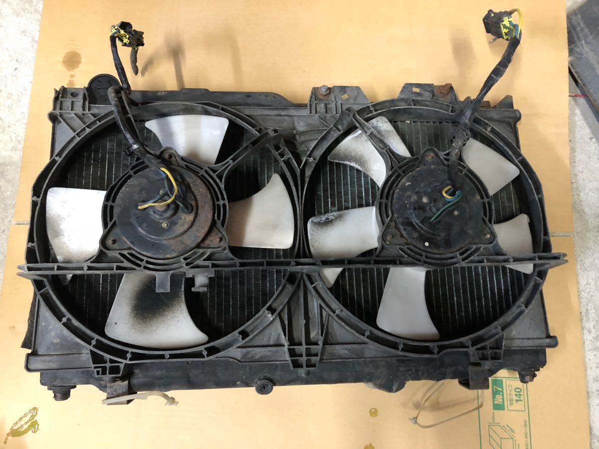 RX-7 FD3S 純正 電動ファン ラジエター セット 漏れ無し 【公式通販】