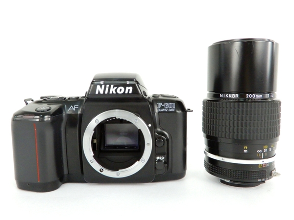 □ Nikon ニコン 一眼フィルムカメラ F3 AF NIKKOR 70-210mm 1:4