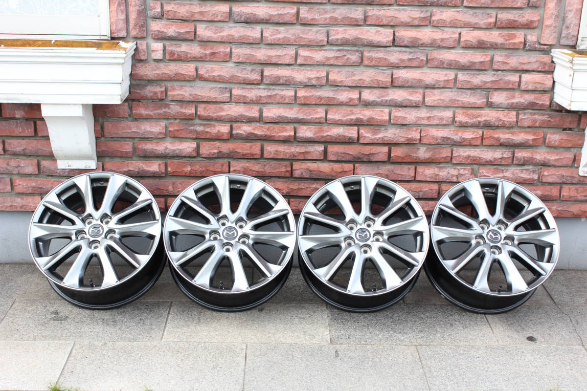 ☆(新車外し)マツダCX3純正ホイール18インチ☆18x7jj+50 5x114ダーク