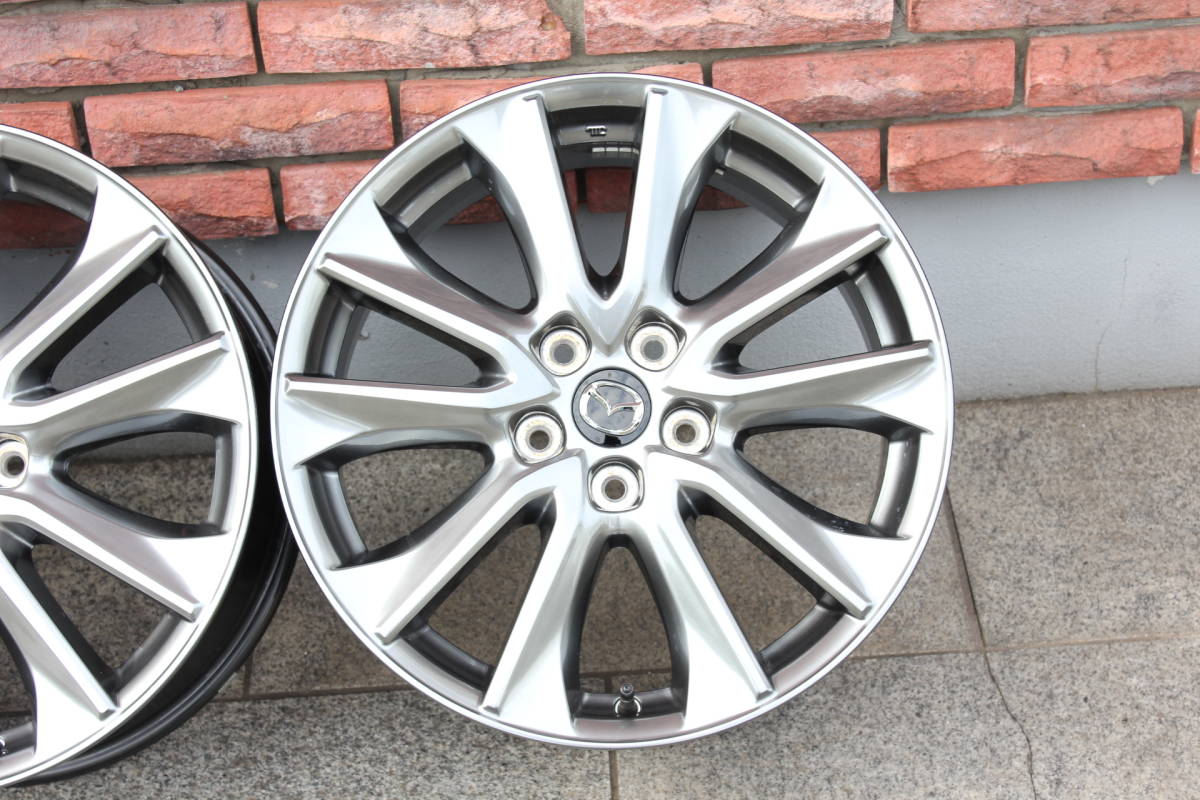 ☆(新車外し)マツダCX3純正ホイール18インチ☆18x7jj+50 5x114ダーク