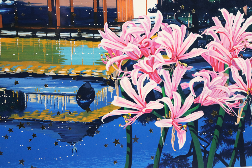 ◆ヒロ・ヤマガタ◆金閣寺◆人気作家◆エンボス加工◆大判◆迫力あります◆_6