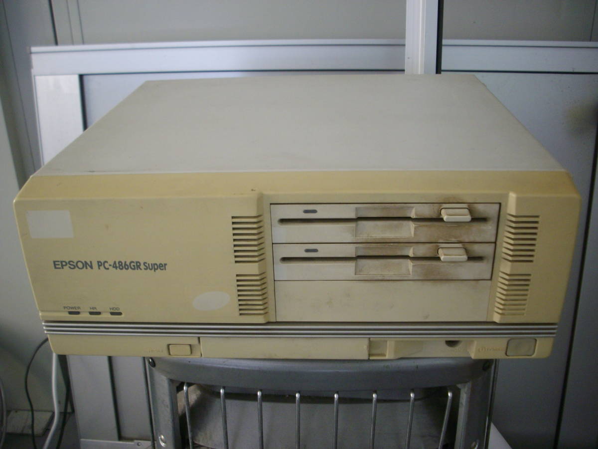 ジャンク EPSON PC-486GR Super EPSON PC-486GR Super 旧型PC ジャンク