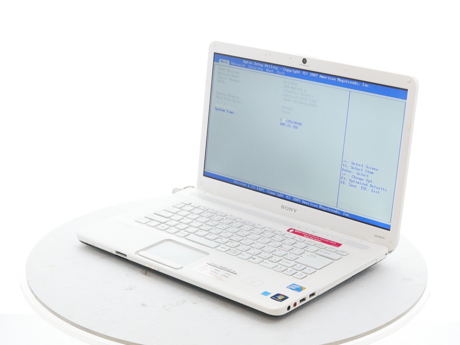 SONY製ノートVAIO VGN-NW51FB/W・送料無料！ VAIO N SONY VGN Core 4GB