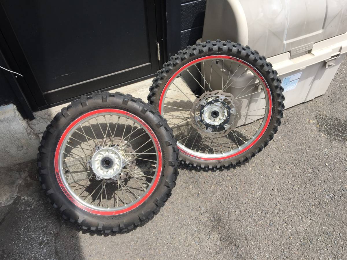 WR250Xのオフロード化(WR250R化) WR250R⁄X 中年男 part1 ホイール 