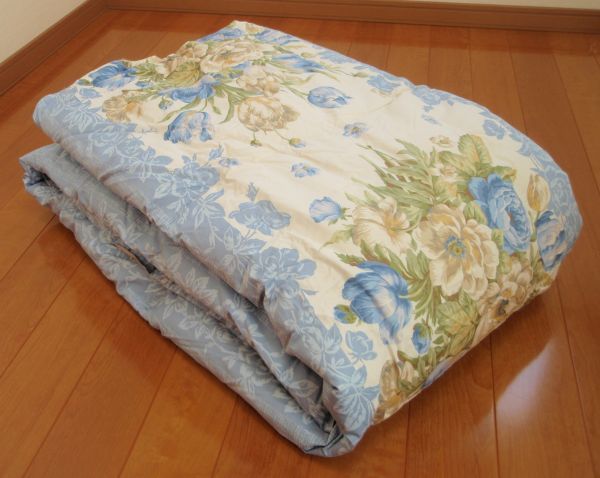 特殊なサイズの為激安で！ダウンケット♪羽毛肌掛け布団☆150×230㎝シングルロングロングサイズ！上質♪