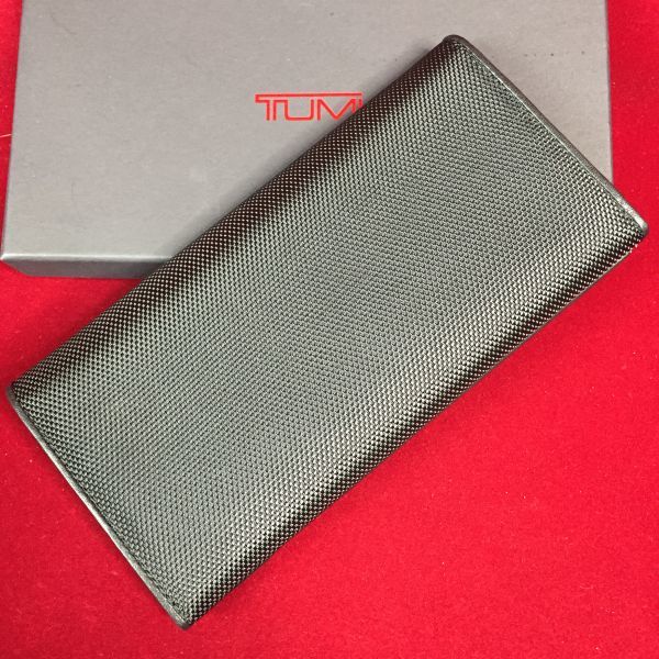 トゥミ TUMI メンズ 二つ折り長財布 ブラック 小銭入れあり TB22 財布 トゥミ 革 折りたたみ財布 二つ折り財布 ラウンドファスナー